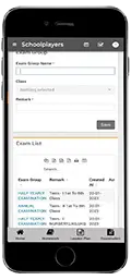 Exam List Screen Image